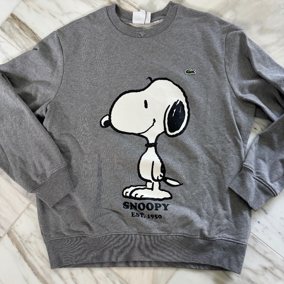 Snoopy Peanuts- Lacoste special Edition sweatshirt XXL - Picture 1 of 4